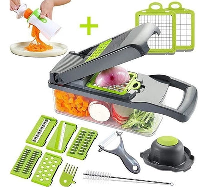 قطاعة ومفرمة خضروات وفواكه متعددة الوظائف